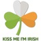 Kiss Me I'm Irish Graphic Decal - Large (Personalized)