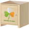 Kiss Me I'm Irish Wall Graphic on Wooden Cabinet