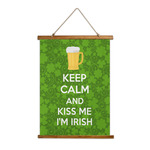 Kiss Me I'm Irish Wall Hanging Tapestry