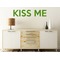 Kiss Me I'm Irish Wall Name Decal On Wooden Desk