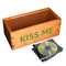 Kiss Me I'm Irish Wall Name Decal on Wooden Storage Chest