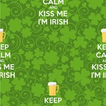 Kiss Me I'm Irish Wallpaper & Surface Covering (Water Activated 24"x 24" Sample)