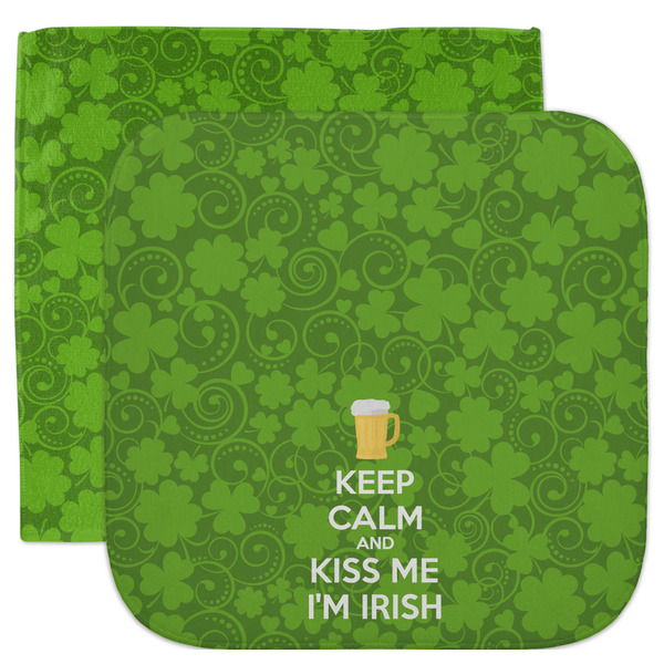 Custom Kiss Me I'm Irish Facecloth / Wash Cloth (Personalized)