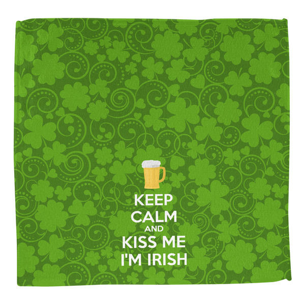 Kiss Me I'm Irish Washcloth - Front - No Soap