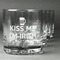 Kiss Me I'm Irish Whiskey Glasses Set of 4 - Engraved Front