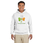Kiss Me I'm Irish Hoodie - White - Small