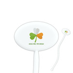 Kiss Me I'm Irish Oval Plastic Stir Sticks