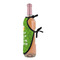 Kiss Me I'm Irish Wine Bottle Apron - DETAIL WITH CLIP ON NECK