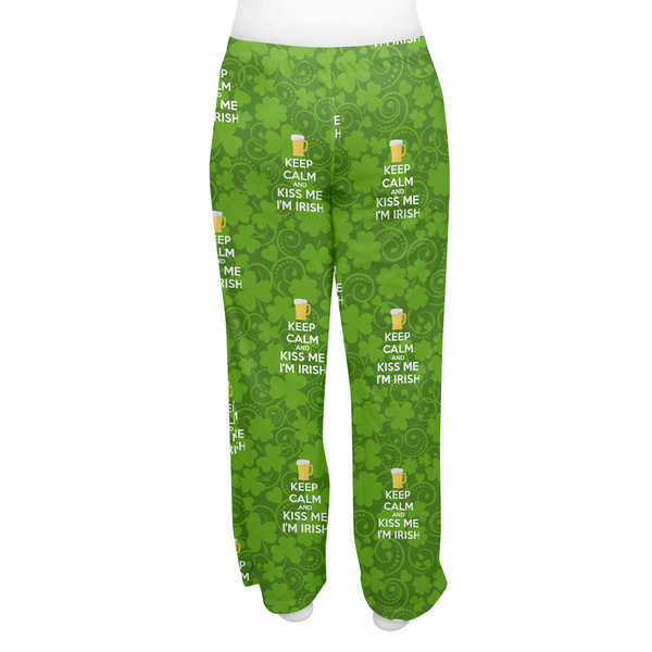 Kiss Me I'm Irish Women's Pj on model - Back