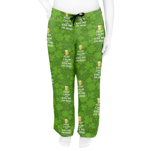 Kiss Me I'm Irish Women's Pj on model - Front