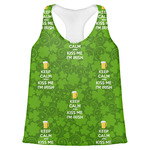 Kiss Me I'm Irish Womens Racerback Tank Top - Small (Personalized)