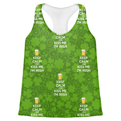 Kiss Me I'm Irish Womens Racerback Tank Top (Personalized)