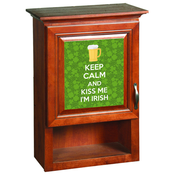 Kiss Me I'm Irish Wooden Cabinet Decal (Medium)