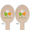 Kiss Me I'm Irish Wooden Food Pick - Oval - Double Sided - Front & Back