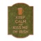 Kiss Me I'm Irish Wooden Sticker Medium Color - Main