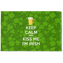 Kiss Me I'm Irish Woven Mat (Personalized)