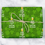 Kiss Me I'm Irish Wrapping Paper (Personalized)