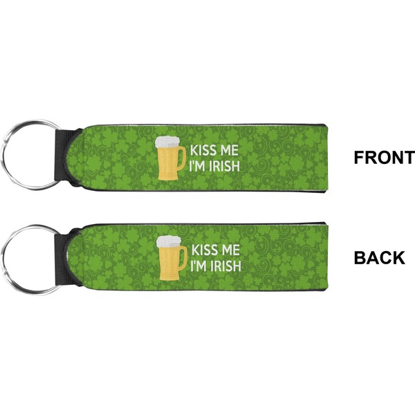 Kiss Me I'm Irish Wristlet (Front + Back)