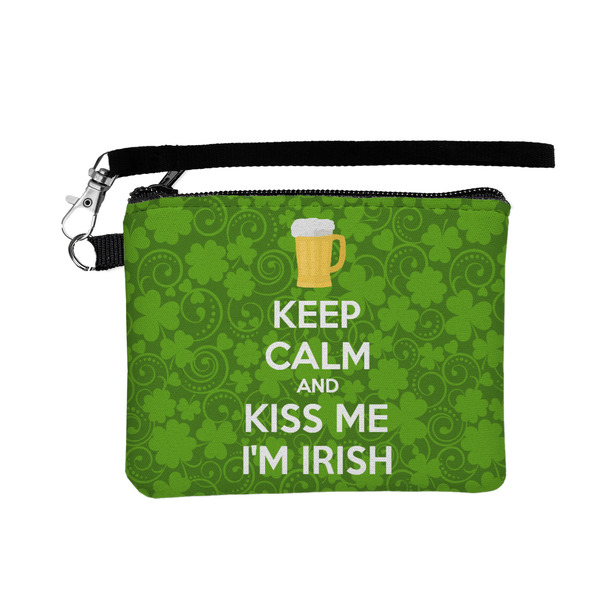Custom Kiss Me I'm Irish Wristlet ID Case