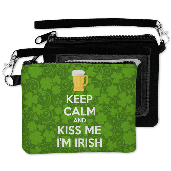 Kiss Me I'm Irish Wristlet ID Cases - MAIN