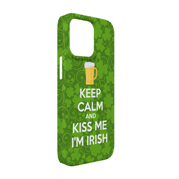 Custom Kiss Me I'm Irish iPhone Case - Plastic - iPhone 13
