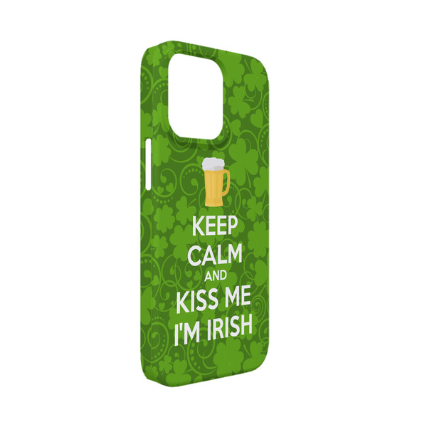 Custom Kiss Me I'm Irish iPhone Case - Plastic - iPhone 13 Mini