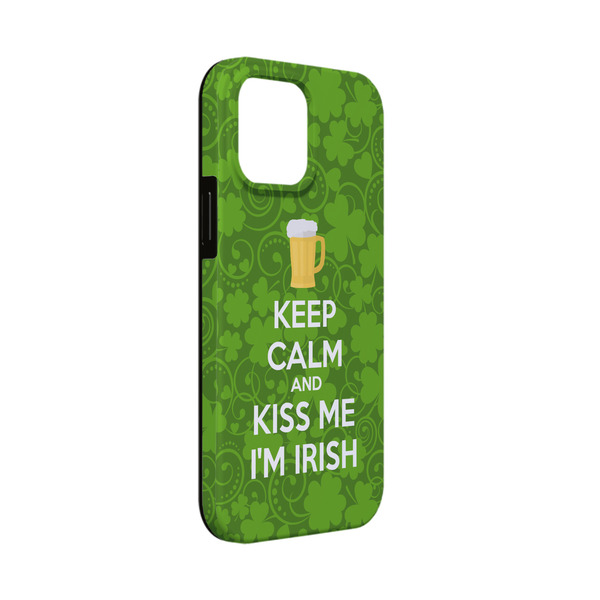 Custom Kiss Me I'm Irish iPhone Case - Rubber Lined - iPhone 13 Mini