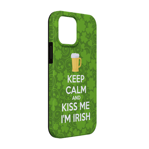 Custom Kiss Me I'm Irish iPhone Case - Rubber Lined - iPhone 13