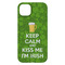 Kiss Me I'm Irish iPhone 14 Pro Max Case - Back