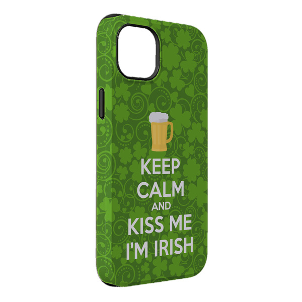 Custom Kiss Me I'm Irish iPhone Case - Rubber Lined - iPhone 14 Pro Max