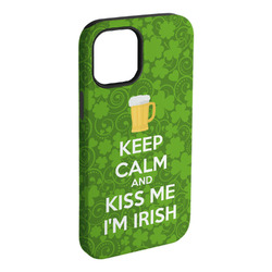 Kiss Me I'm Irish iPhone Case - Rubber Lined - iPhone 15 Plus
