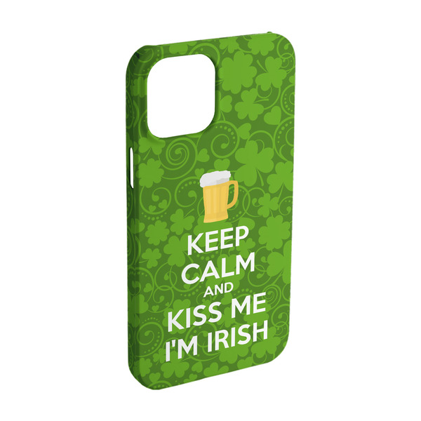 Custom Kiss Me I'm Irish iPhone Case - Plastic - iPhone 15 Pro