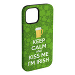 Kiss Me I'm Irish iPhone Case - Rubber Lined