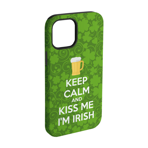 Custom Kiss Me I'm Irish iPhone Case - Rubber Lined - iPhone 15 Pro