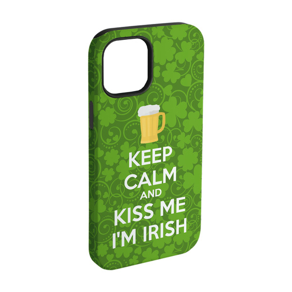 Custom Kiss Me I'm Irish iPhone Case - Rubber Lined - iPhone 15
