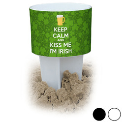 Kiss Me I'm Irish Beach Spiker Drink Holder (Personalized)
