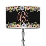 Boho Floral 12" Drum Lamp Shade - Poly-film (Personalized)