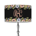 Boho Floral 12" Drum Lamp Shade - Poly-film (Personalized)