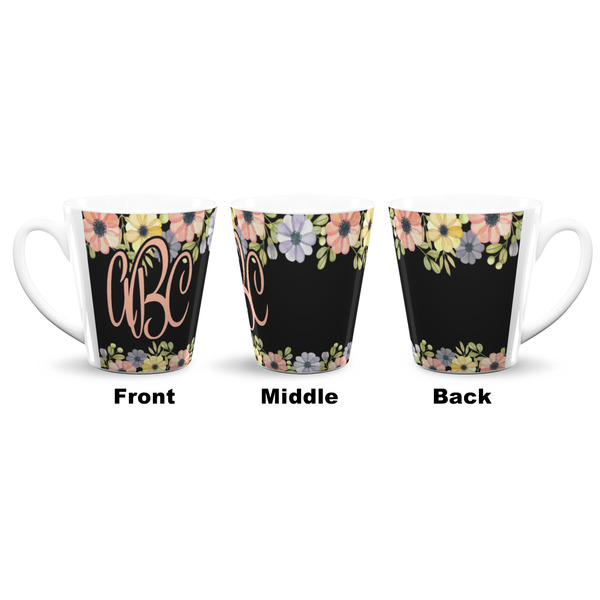 Boho Floral 12 Oz Latte Mug - Approval