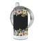 Boho Floral 12 oz Stainless Steel Sippy Cups - FULL (back angle)