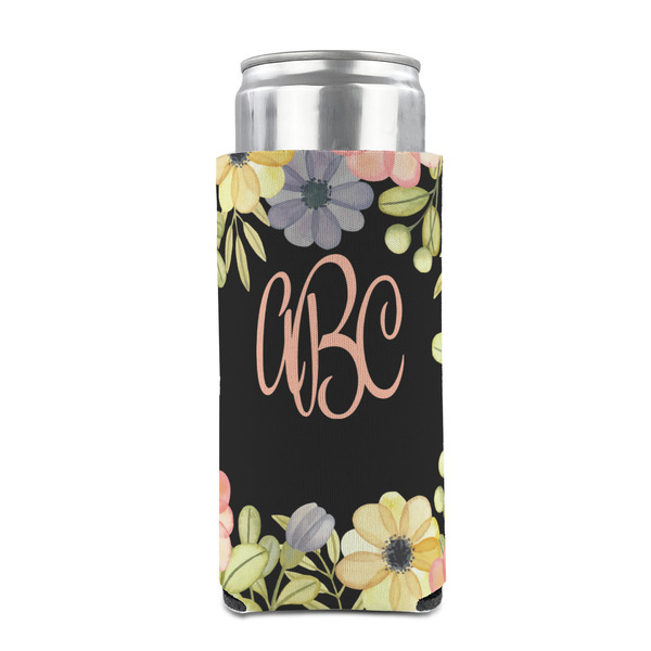 Boho Floral 12oz Tall Can Sleeve - FRONT (on can)
