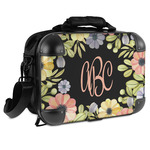 Boho Floral Hard Shell Briefcase (Personalized)