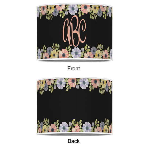 Boho Floral 16" Drum Lampshade - APPROVAL (Poly Film)