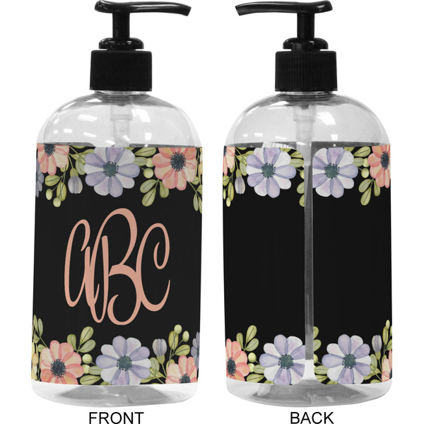 Boho Floral 16 oz Plastic Liquid Dispenser (Approval)