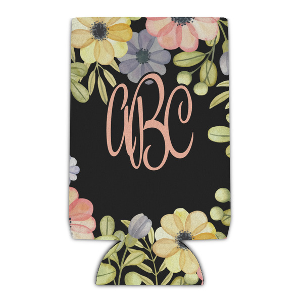 Custom Boho Floral Can Cooler (Personalized)