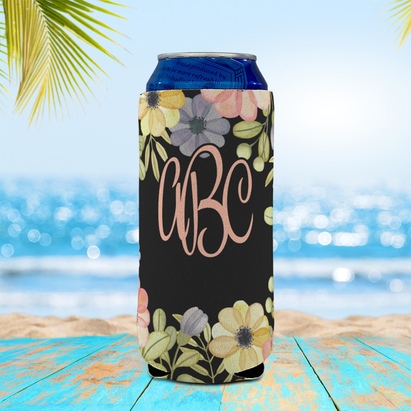 Boho Floral 16oz Can Sleeve - LIFESTYLE