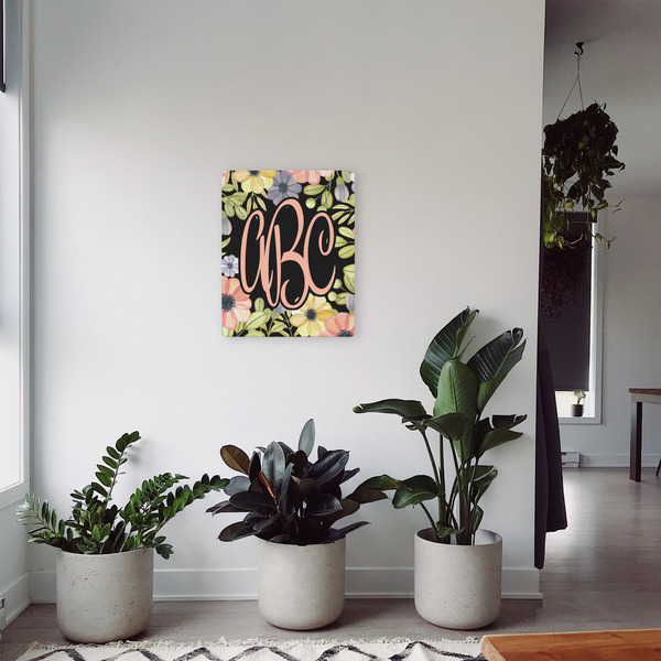 Boho Floral 16x20 - Canvas Print - In Context