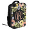 Boho Floral 18" Hard Shell Backpacks - ANGLED VIEW