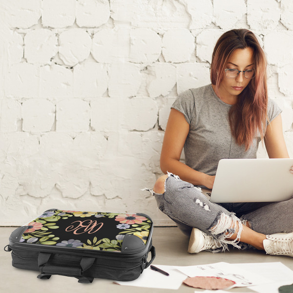 Boho Floral 18" Laptop Briefcase - LIFESTYLE