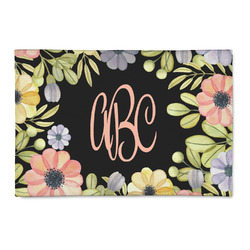 Boho Floral 2' x 3' Patio Rug (Personalized)
